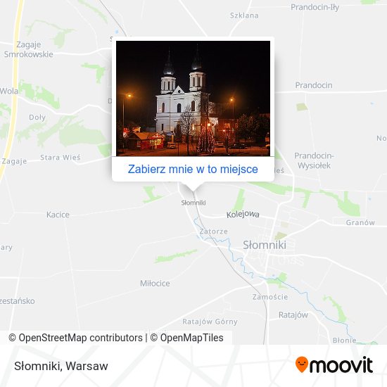 Mapa Słomniki