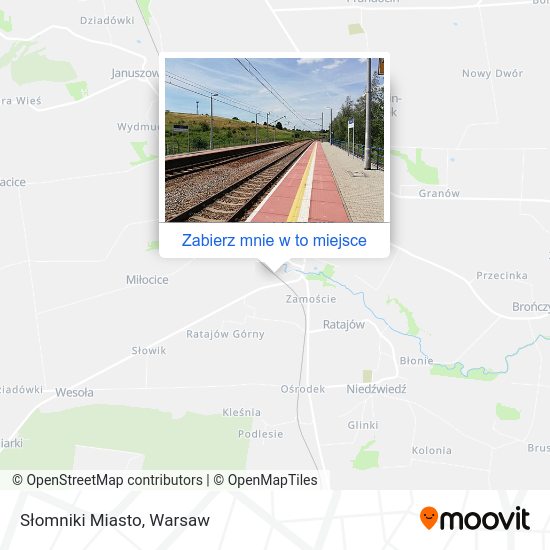 Mapa Słomniki Miasto