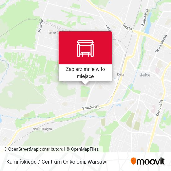 Mapa Kamińskiego / Centrum Onkologii