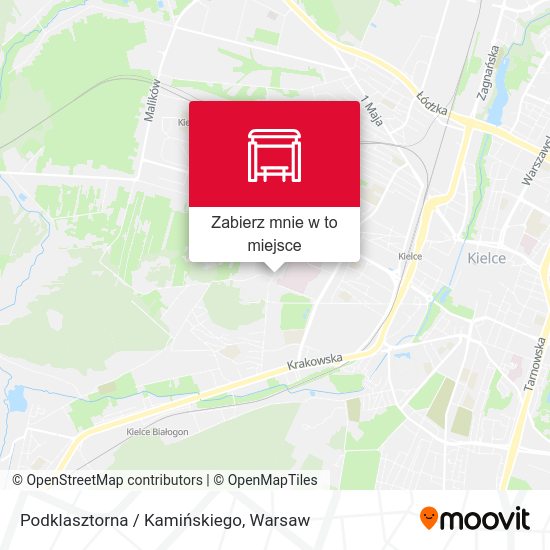 Mapa Podklasztorna / Kamińskiego