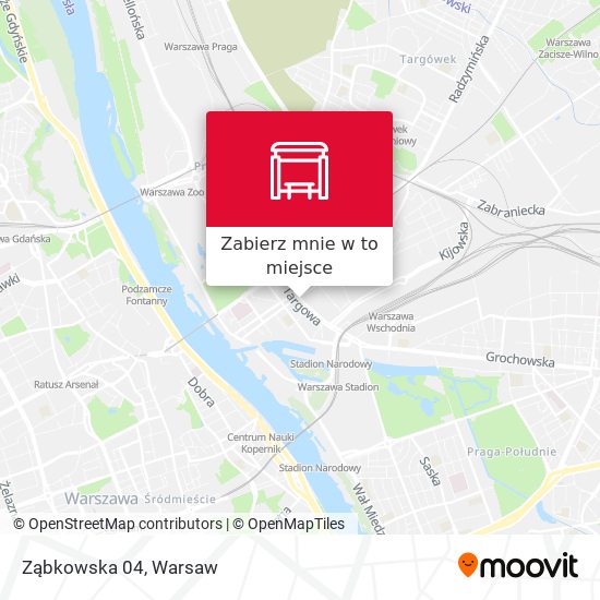 Mapa Ząbkowska