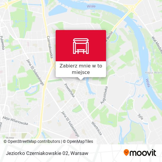 Mapa Jeziorko Czerniakowskie 02