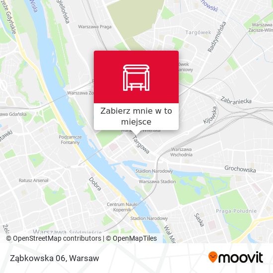 Mapa Ząbkowska