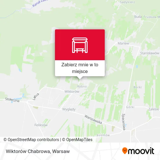 Mapa Wiktorów Chabrowa