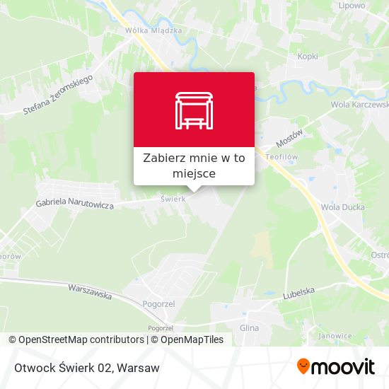 Mapa Otwock Świerk 02