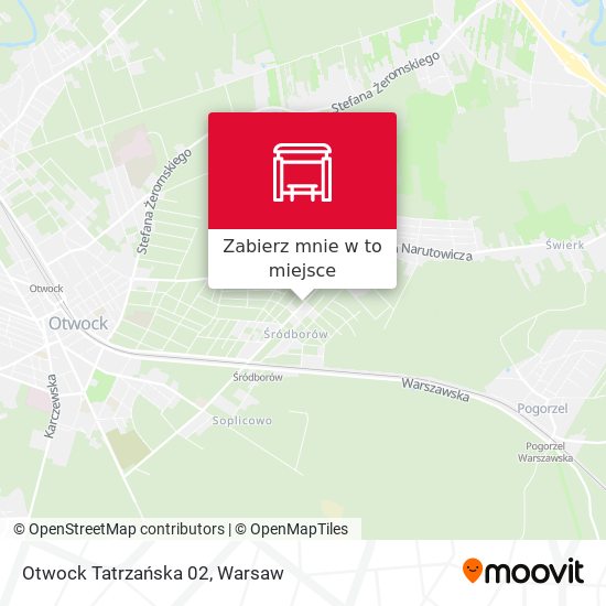 Mapa Otwock Tatrzańska 02