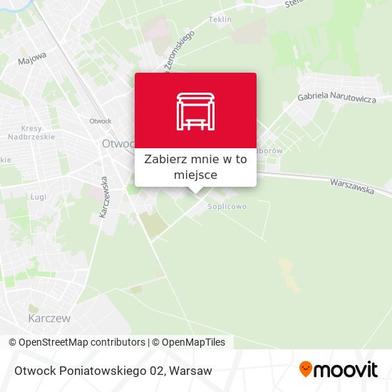 Mapa Otwock Poniatowskiego 02