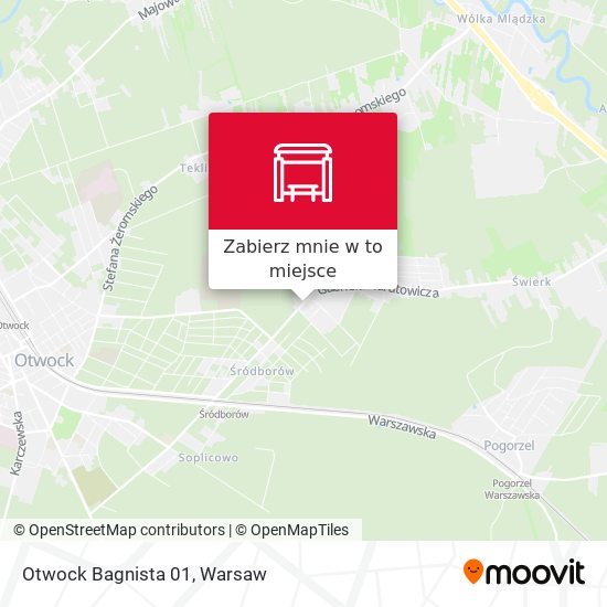 Mapa Otwock Bagnista 01