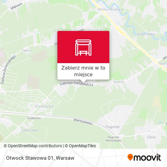 Mapa Otwock Stawowa 01