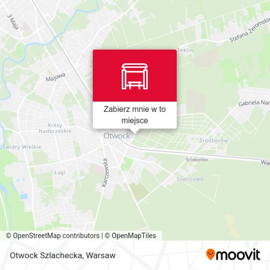 Mapa Otwock Szlachecka