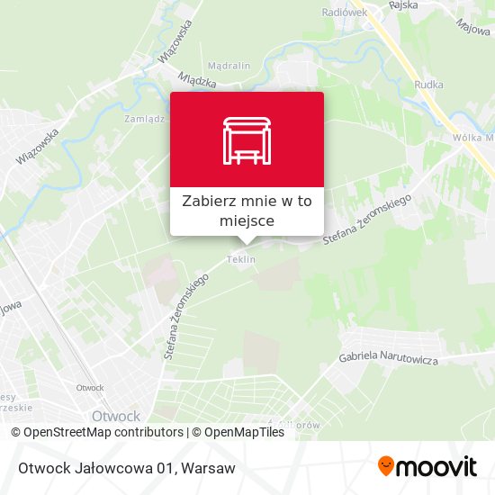 Mapa Otwock Jałowcowa 01