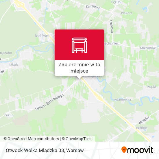 Mapa Otwock Wólka Mlądzka 03