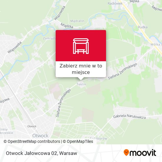 Mapa Otwock Jałowcowa 02