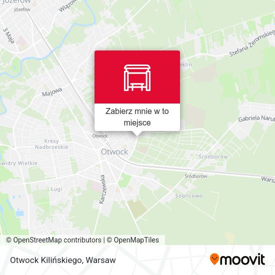 Mapa Otwock Kilińskiego