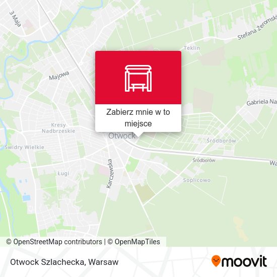 Mapa Otwock Szlachecka