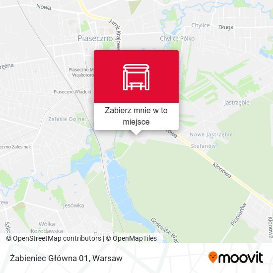 Mapa Żabieniec Główna 01