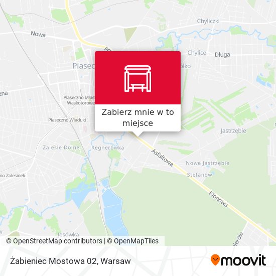 Mapa Żabieniec Mostowa 02