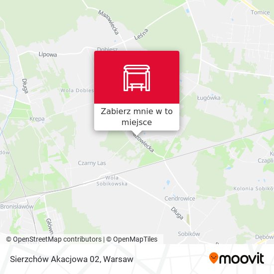 Mapa Sierzchów Akacjowa 02