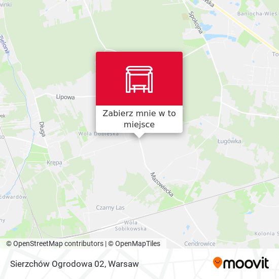 Mapa Sierzchów Ogrodowa 02