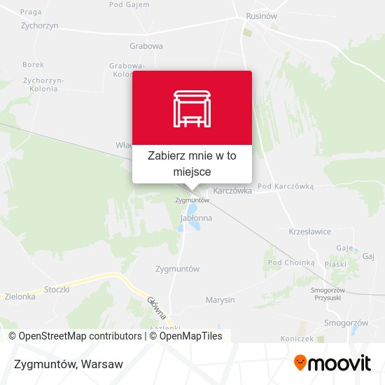 Mapa Zygmuntów