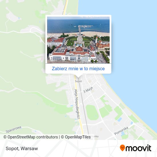 Mapa Sopot