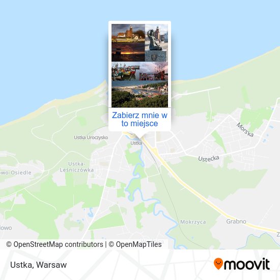 Mapa Ustka