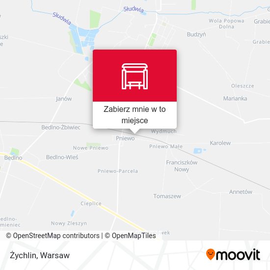 Mapa Żychlin