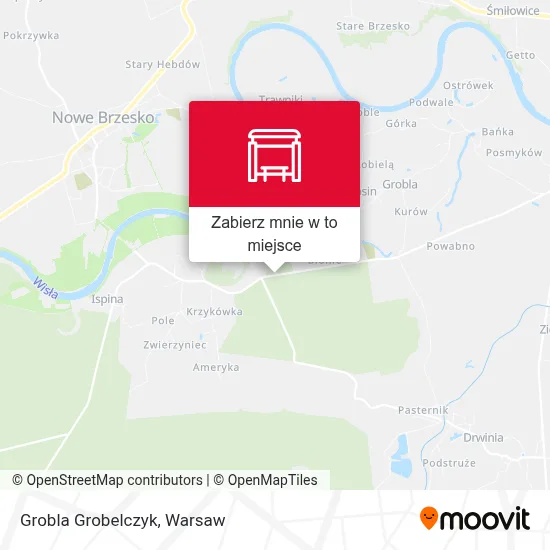 Mapa Grobla Grobelczyk