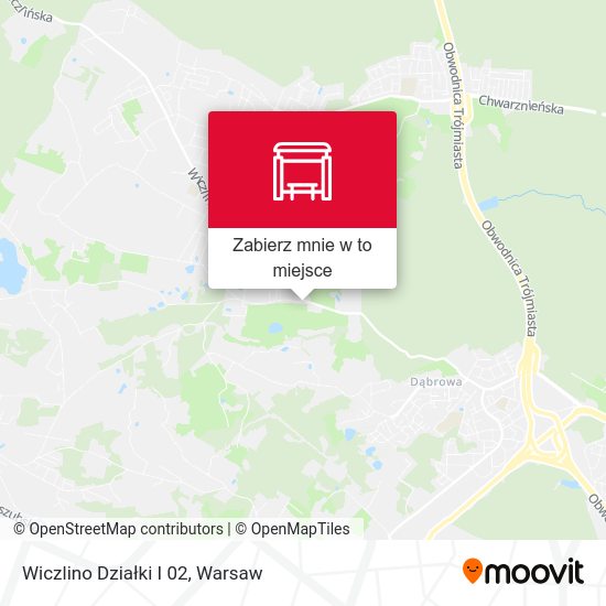 Mapa Wiczlino Działki I 02