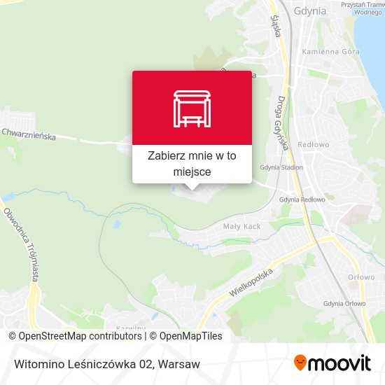 Mapa Witomino Leśniczówka 02