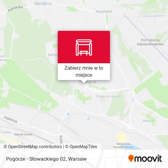 Mapa Pogórze - Słowackiego 02