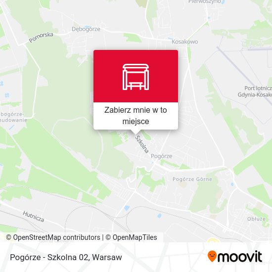 Mapa Pogórze - Szkolna 02