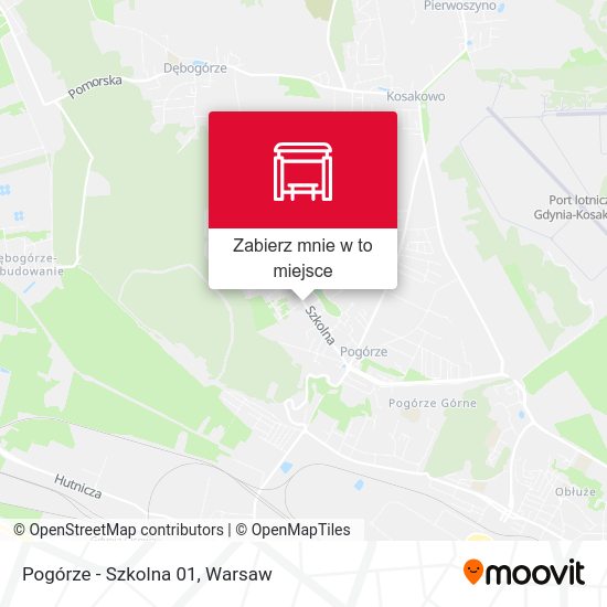 Mapa Pogórze - Szkolna 01