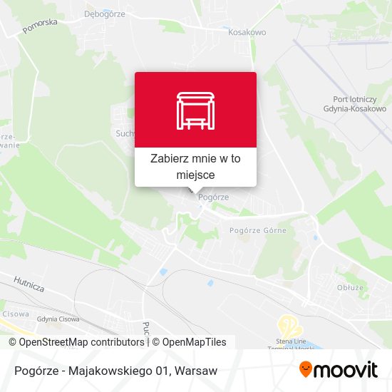 Mapa Pogórze - Majakowskiego 01