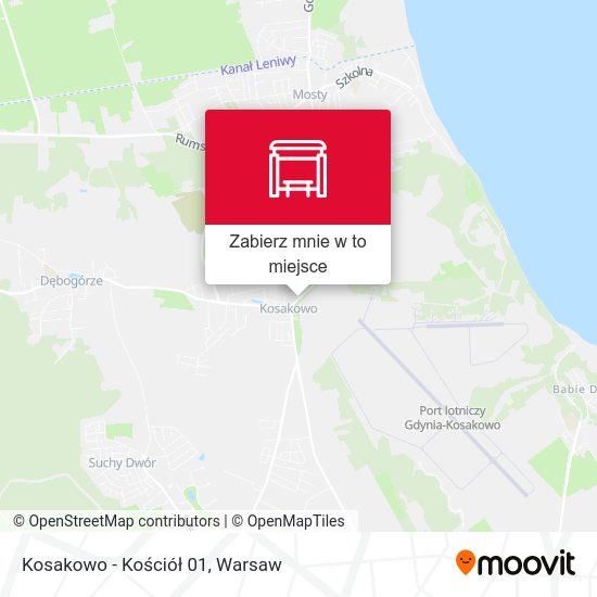 Mapa Kosakowo - Kościół 01