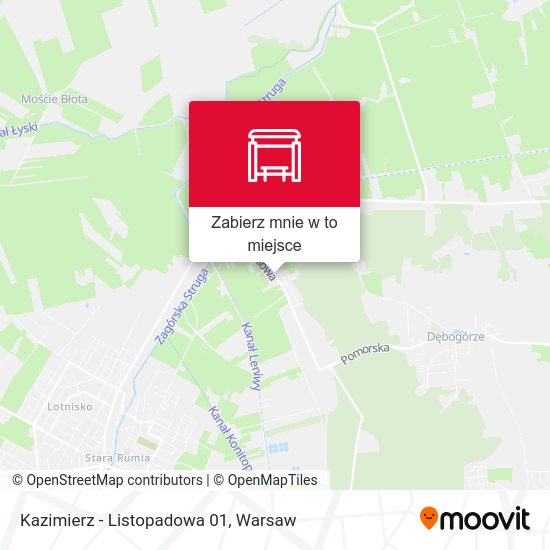 Mapa Kazimierz - Listopadowa 01