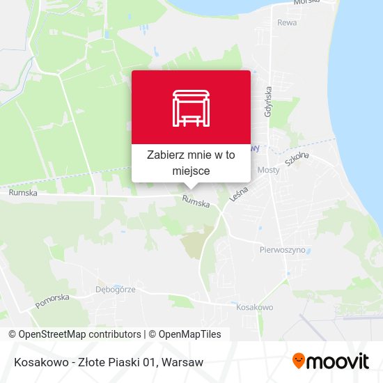 Mapa Kosakowo - Złote Piaski 01