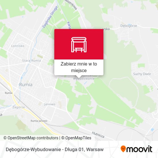 Mapa Dębogórze-Wybudowanie - Długa 01