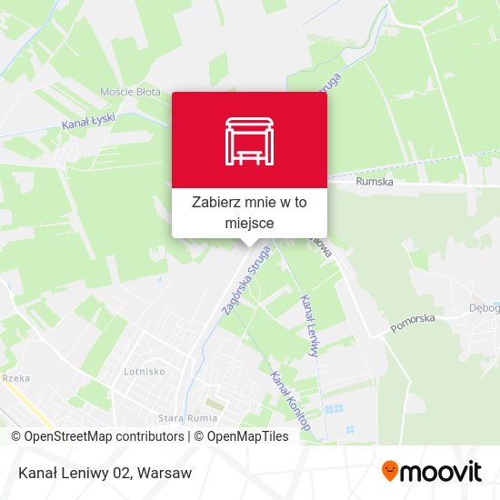 Mapa Kanał Leniwy 02