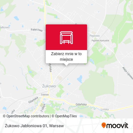 Mapa Żukowo Jabłoniowa 01