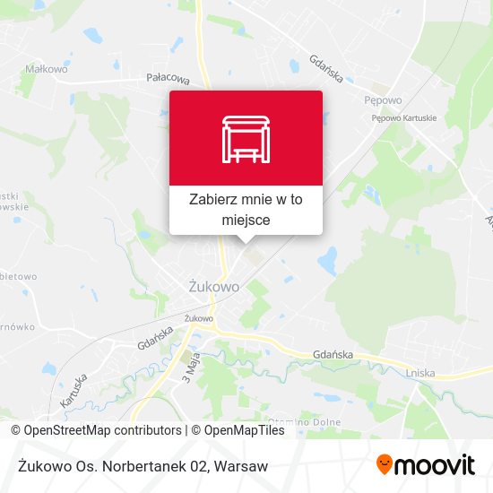 Mapa Żukowo Os. Norbertanek 02