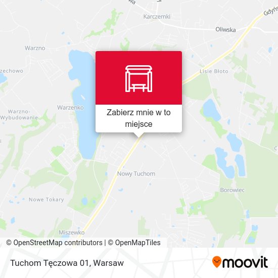 Mapa Tuchom Tęczowa 01