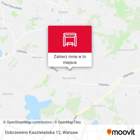 Mapa Dobrzewino Kasztelańska 12