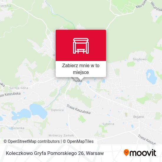 Mapa Koleczkowo Gryfa Pomorskiego 26