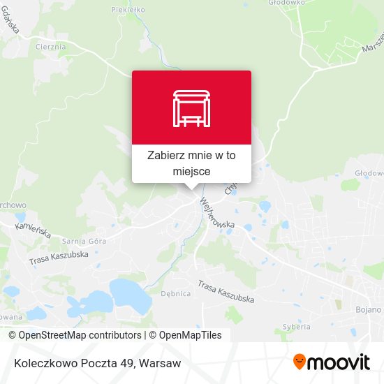 Mapa Koleczkowo Poczta 49