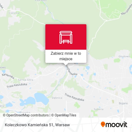 Mapa Koleczkowo Kamieńska 51