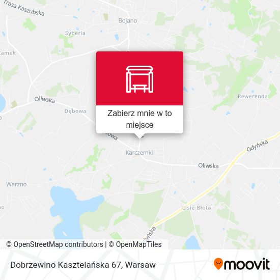 Mapa Dobrzewino Kasztelańska 67