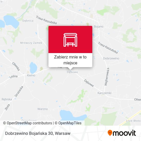 Mapa Dobrzewino Bojańska 30