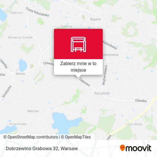 Mapa Dobrzewino Grabowa 32