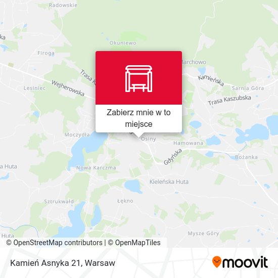 Mapa Kamień Asnyka 21